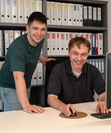 Mitarbeiter im Büro